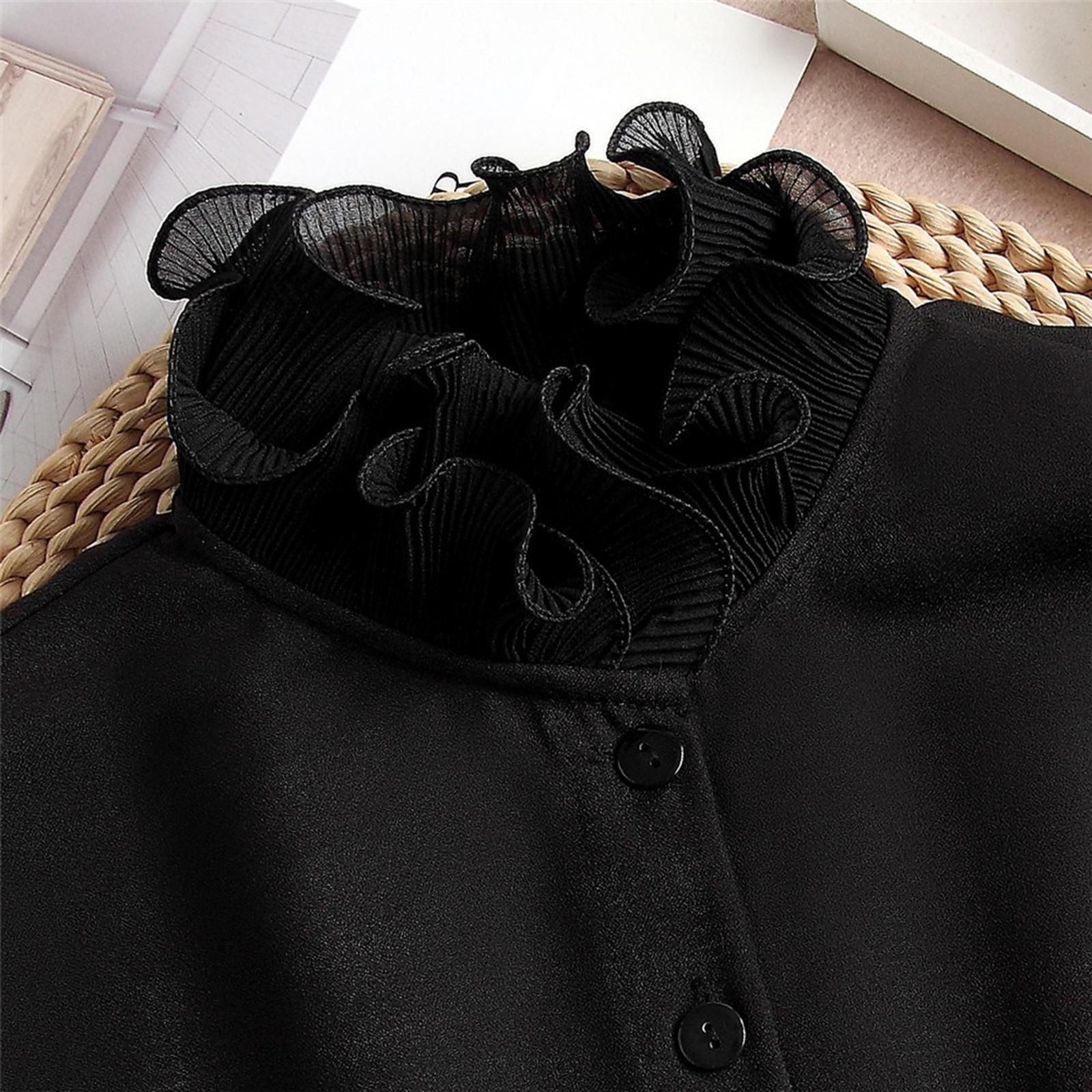 Bequemer Chiffon-Kragen für Da – Blouses Bewertung und Preis