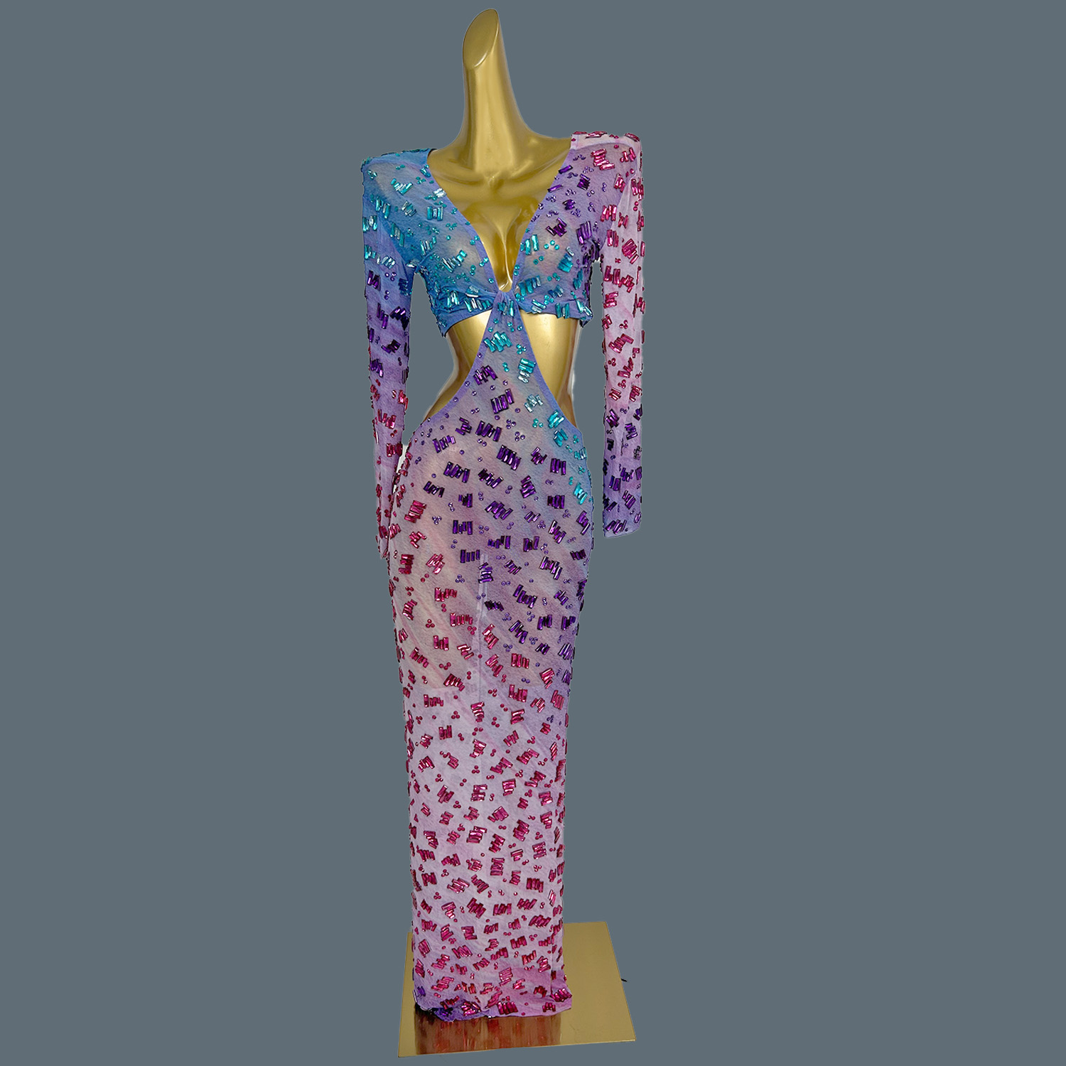 Glitzerndes Strass-Kleid mit T – Sparkly Rhinestone Club Party Dress Bewertung und Preis