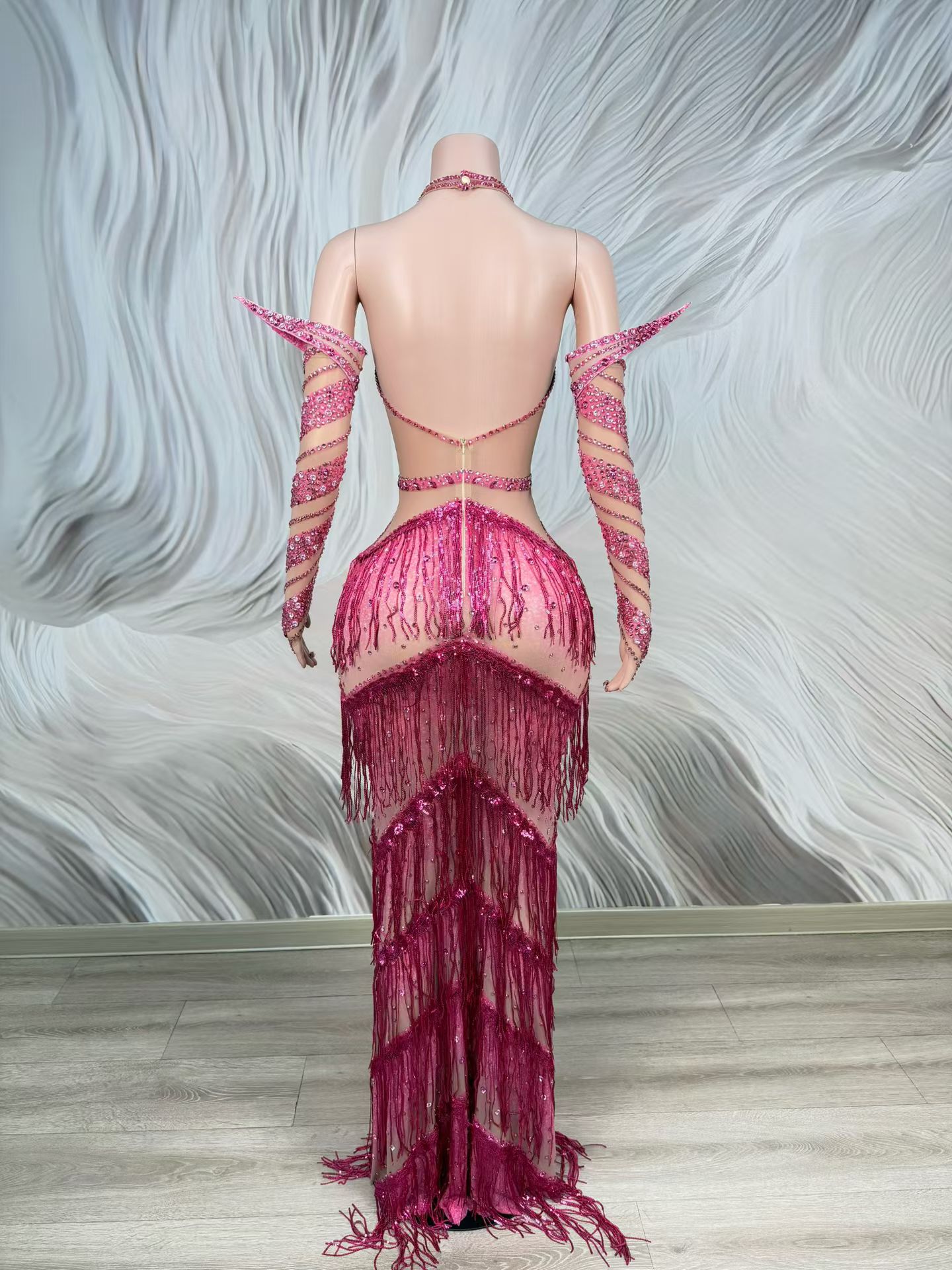 Luxuriöses, vollständig mit St – Sparkly Rhinestone Club Party Dress Bewertung und Preis